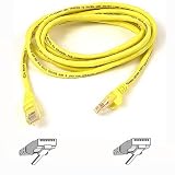 Belkin Cat5e Booted UTP Patch Cable (Yellow) 10m