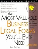The Most Valuable Business Legal Forms Youll Ever Need (Legal Survival Guides)