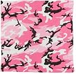 Pink Camouflage Bandana