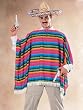 Unisex Theatre Costumes Mucho Diversin Mexican Poncho Sombrero Serape Shall Latin Style Costume