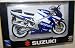 Newray 1/12 Scale Motorcycle Suzuki Gsx-r750 in Blue and White