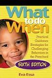 What To Do When: Practical Guidance Strategies for Challenging Behaviors in the Preschool