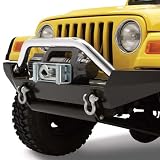 Bestop 42906-01 HighRock 4x4 Black Tubular Grill Guard for Bestop HighRock 4x4 Front Bumpers