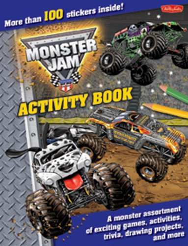 Monster Jam Activity Book: A monster assortment of exciting games, activities, trivia, drawing projects, and more (Licensed Activity Book)