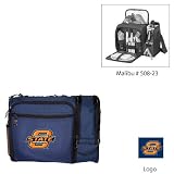 Oklahoma State University Malibu Deluxe Tote - Navy Digital Print