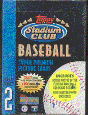 1993 Stadium Club Baseball Cards Unopened Hobby Box Series 3 (24 packs/box, 10 cards/pack)- Look for Randomly inserted 1st Day Production Cards (limited to 2000 each)