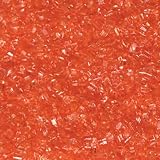 Orange Cake Decorations - ORANGE SPARKLY EDIBLE Sanding Sugar Sprinkles for Cakes, Cupcakes & Cookies