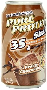 Pure Protein Ready to Drink Shake 35 Grams Protein, Frosty Chocolate (Pack of 12)