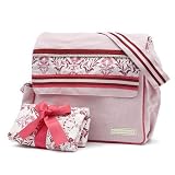 Lacy Pink Messenger Diaper Bag