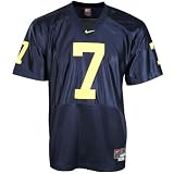 Nike Michigan Wolverines #7 Navy Twilled Football Jersey