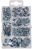 The Hillman Group 591521 Small Flat and Lock Washer Assortment, 270-Pack