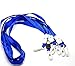 Rockin Beads Brand, 20 Economy Blue Neck Strap Lanyard for Id Card 16 Inch Long