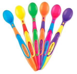 Munchkin 6 Pack Soft-Tip Infant Spoon, Colors May Vary