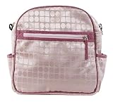 Baby Kaed Backpack Diaper Bag - Pink Circles & Squares