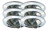 Paulmann 99476 Premium Zink-Aluguss-Einbauleuchten Set schwenkbar Chrom