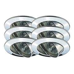 Paulmann 99476 Premium Zink-Aluguss-Einbauleuchten Set schwenkbar Chrom