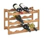 Wenko 18615100 Weinregal Norway - f�r 12 Flaschen, Walnussholz, 42 x 28 x 21 cm