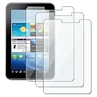 eForCity 3-Pack Reusable Screen Protector Compatible with Samsung© Galaxy Tab 2 7.0/ P3100/ P3110