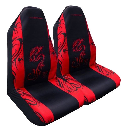 Type S SC02046B-6  Seat Cover, Dragon, Pair
