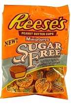 Reeses Sugar Free Peanut Butter Cups Miniatures - 3.3 Oz/ Pack - 12 ea