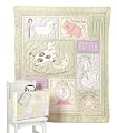 Baby Aspen Nursery Rhymes Embroidered Keepsake Quilt in Lullabye Luggage