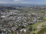 View from Grant Park of a Hiking Trail Adjacent to Dense Housing, Ventura, California Photographic Poster Print by Rich Reid, 30x40