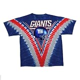 New York Giants Logo V Tie Dye T-shirt