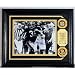 Franco Harris Pittsburgh Steelers Autographed Photomint with Gold Coins