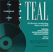 The Electronic Anesthesiology Library on CD-ROM 1996-2000: Single User