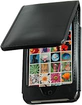 Black Leather Flip Case For Apple iPod iTouch 2ND GEN