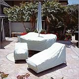 Dayva International PC552 Duro-nex Grey Vinyl BBQ Cover w/ Elastic