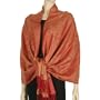 Elegant Jacquard Weave Pashmina Shawl / Stole / Wrap (70% Pashmina 30% Silk)