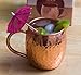 Inspired Basics Solid Copper Moscow Mule No Tin or Nickel Lining Mug Hammered Type Copper Mug 16 Oz Capacity