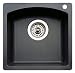 Blanco 511-637 Diamond 15-Inch-by-15-Inch Bar Sink, Anthracite Finish