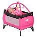 Graco Deluxe Pack N Play For Dolls Hot Pink & Black