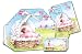 12 Baby Shower Bomboneiras, Ribbons, Party Favors, and Invitations with Envelopes - Baby Girl, in Spanish