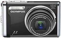 Olympus Mju 9000 Compact Digital Camera - Midnight Black (12MP, 10x Optical Zoom) 2.7 inch LCD