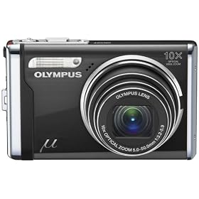 Olympus Mju 9000 Compact Digital Camera - Midnight Black (12MP, 10x Optical Zoom) 2.7 inch LCD
