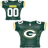 Classic Balloon Green Bay Packers Team Jersey Balloon- 5 Pack