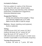 The Shinrone Gown Pattern - A 16th Century Irish Dress Pattern
