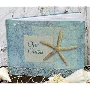 Seashore "Our Guests" Book - Beach Theme Guest Book