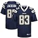 Reebok San Diego Chargers Vincent Jackson Replica Jersey