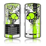 Simply Green Design VERTICAL CAMERA Original Pearl 8110/ Pearl 8100 Cell Phone Protective Skin Decal Sticker