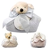 (ベアフット ドリームス)BAREFOOT DREAMS ベビーブランケット バディドール B505 Buddie Doll ウサギ (PINK) [並行輸入品]