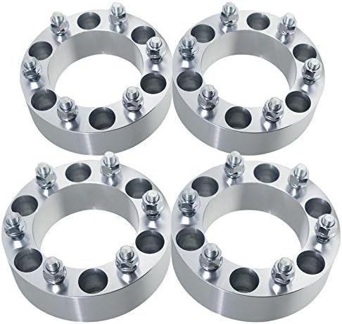 4pcs 1.5" 6x135 to 6x135 Wheel Spacers Adapters with 14x2.0 Studs for 6 Lug Ford F150 04-14, Expedition 03-14