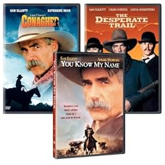 SAM ELLIOTT 3 dvd Lot THE DESPERATE TRAIL + CONAGHER + YOU KNOW MY NAME Authentic Region 1