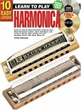 10 EASY LESSONS HARMONICA BK/CD/DVD
