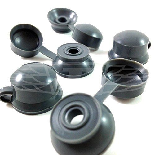 Cheap 500, SLATE/BASALT GREY CORRUGATED ROOFING PLASTIC SCREW COVER