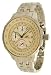Adee Kaye Mens Navigator Pilot Chronograph Watch w/ Beige Dial