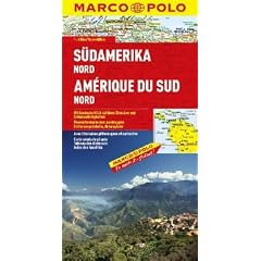 MARCO POLO Kontinentalkarte S�damerika Nord 1:4 Mio.: Mit landschaftlich sch�nen Strecken und Sehensw�rdigkeiten. �bersichtskarte zum Ausklappen, Entfernungstabelle, Ortsregister